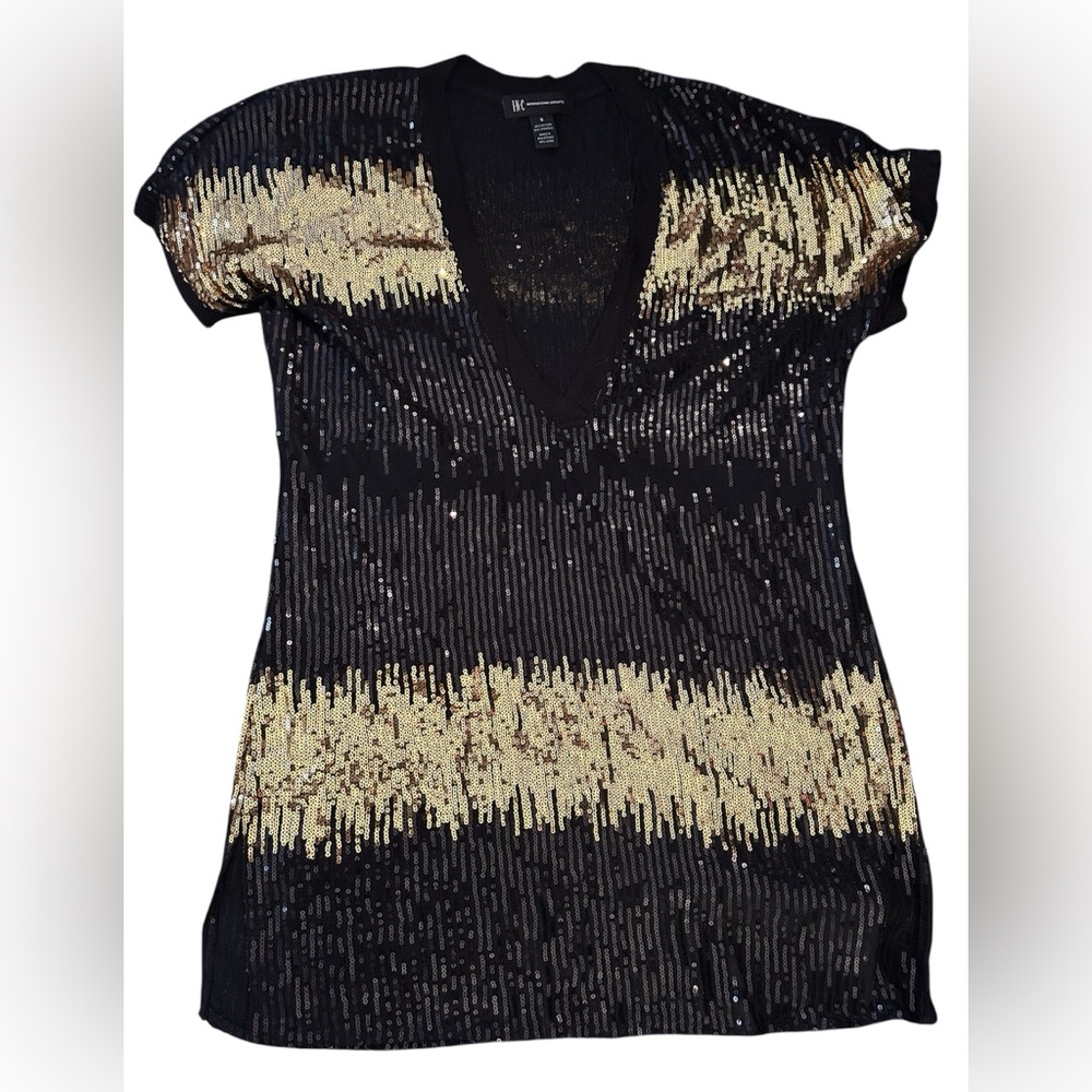 INC International Concepts Sequin Top